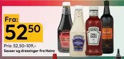 Gigaboks Sauser og dressinger fra Heinz tilbud