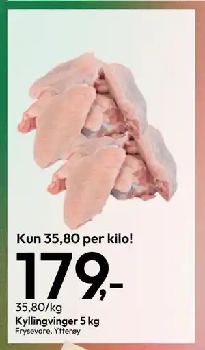 Gigaboks Kyllingvinger 5 kg tilbud