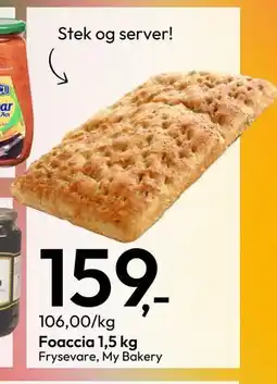 Gigaboks Foaccia 1,5 kg tilbud