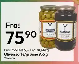 Gigaboks Oliven sorte/grønne 935 g tilbud