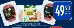 Rema 1000 Utvalgte ferske burgere tilbud