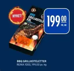 Rema 1000 REMA Bbq grillkoteletter tilbud