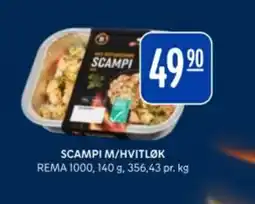 Rema 1000 REMA Scampi m/hvitløk tilbud
