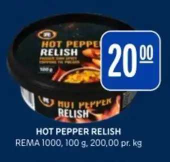 Rema 1000 REMA Hot peppe relish tilbud