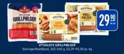 Rema 1000 Utvalgte grillpølser tilbud