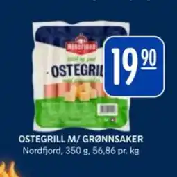 Rema 1000 NORDFJORD Ostegrill m/ grønnsaker tilbud