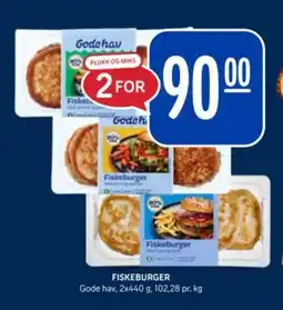 Rema 1000 GODE HAV Fiskeburger tilbud