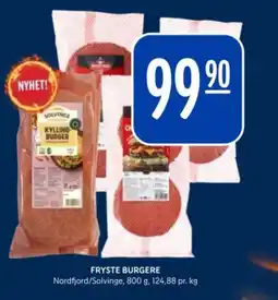 Rema 1000 Fryste burgere tilbud