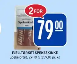 Rema 1000 Fjelltørket spekeskinke tilbud