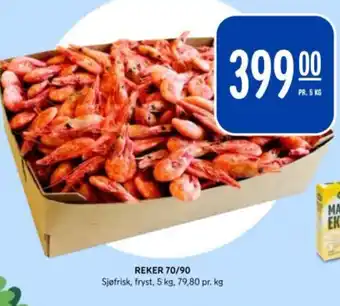 Rema 1000 Reker 70/90 tilbud