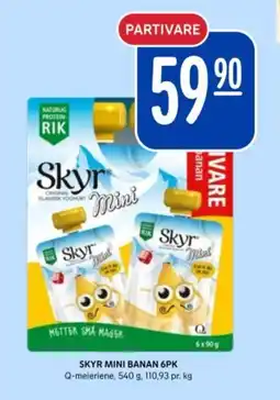 Rema 1000 Skyr mini banan 6pk tilbud