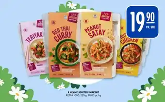Rema 1000 REMA Hemmeligheter smakskit tilbud