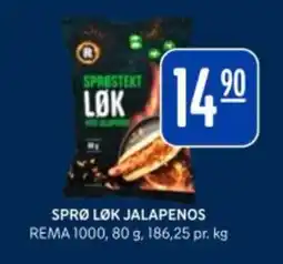Rema 1000 REMA Sprø løk jalapenos tilbud