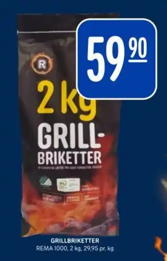 Rema 1000 REMA Grillbriketter tilbud