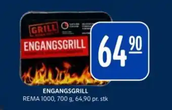 Rema 1000 REMA Engangsgrill tilbud