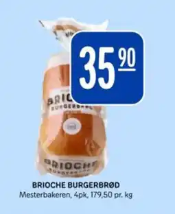 Rema 1000 MESTERBAKEREN Brioche burgerbrød tilbud