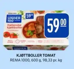Rema 1000 REMA Kjøttboller tomat tilbud