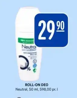 Rema 1000 NEUTRAL Roll-on deo tilbud