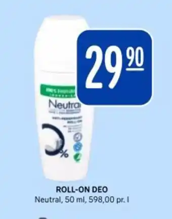 Rema 1000 NEUTRAL Roll-on deo tilbud