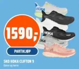 Coop Obs Sko hoka clifton 9 tilbud
