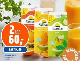 Coop Obs Sunniva juice tilbud