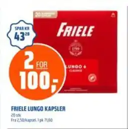 Coop Obs FRIELE Lungo kapsler tilbud