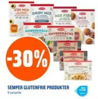 Coop Obs Semper glutenfrie produkter tilbud