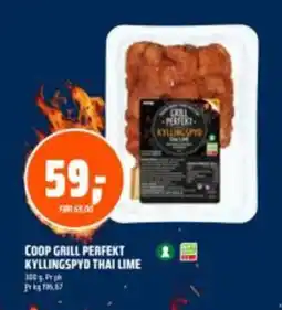 Coop Obs COOP Grill perfekt kyllingspyd thai lime tilbud