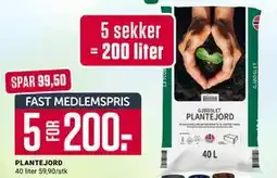 Europris PLANTEJORD tilbud