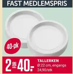 Europris TALLERKEN tilbud