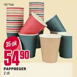 Europris PAPPBEGER tilbud