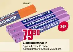 Europris ALUMINIUMSFOLIE tilbud