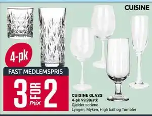Europris CUISINE GLASS tilbud