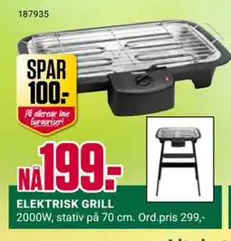Europris ELEKTRISK GRILL tilbud