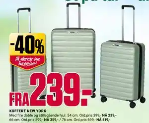 Europris KOFFERT NEW YORK tilbud