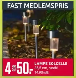Europris LAMPE SOLCELLE tilbud