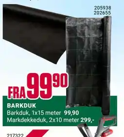 Europris BARKDUK tilbud