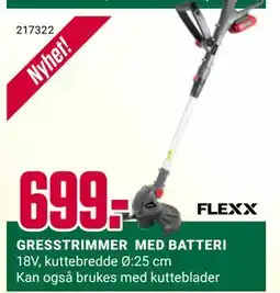 Europris GRESSTRIMMER MED BATTERI tilbud