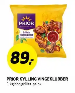 Bunnpris PRIOR KYLLING VINGEKLUBBER tilbud