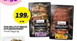 Bunnpris SVIN GRILLFILET BBQ OG HVITLØKSMARINERT tilbud