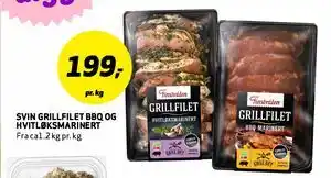 Bunnpris SVIN GRILLFILET BBQ OG HVITLØKSMARINERT tilbud