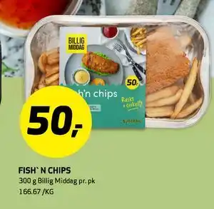 Bunnpris FISH' N CHIPS tilbud