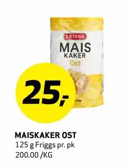 Bunnpris MAISKAKER OST tilbud
