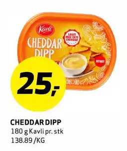 Bunnpris CHEDDAR DIPP tilbud