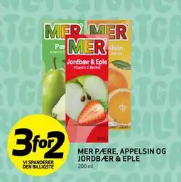 Bunnpris MER PÆRE, APPELSIN OG JORDBÆR & EPLE tilbud