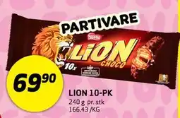 Bunnpris LION 10-PK tilbud
