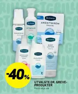 Bunnpris UTVALGTE DR. GREVE PRODUKTER tilbud