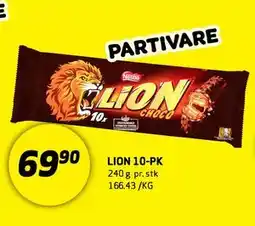 Bunnpris LION 10-PK tilbud