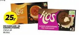 Bunnpris KOS SJOKOLADE- OG KARAMELLPUDDING tilbud
