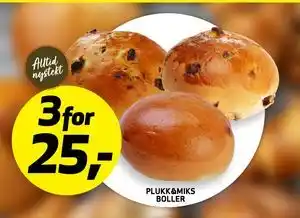 Bunnpris PLUKK&MIKS BOLLER tilbud